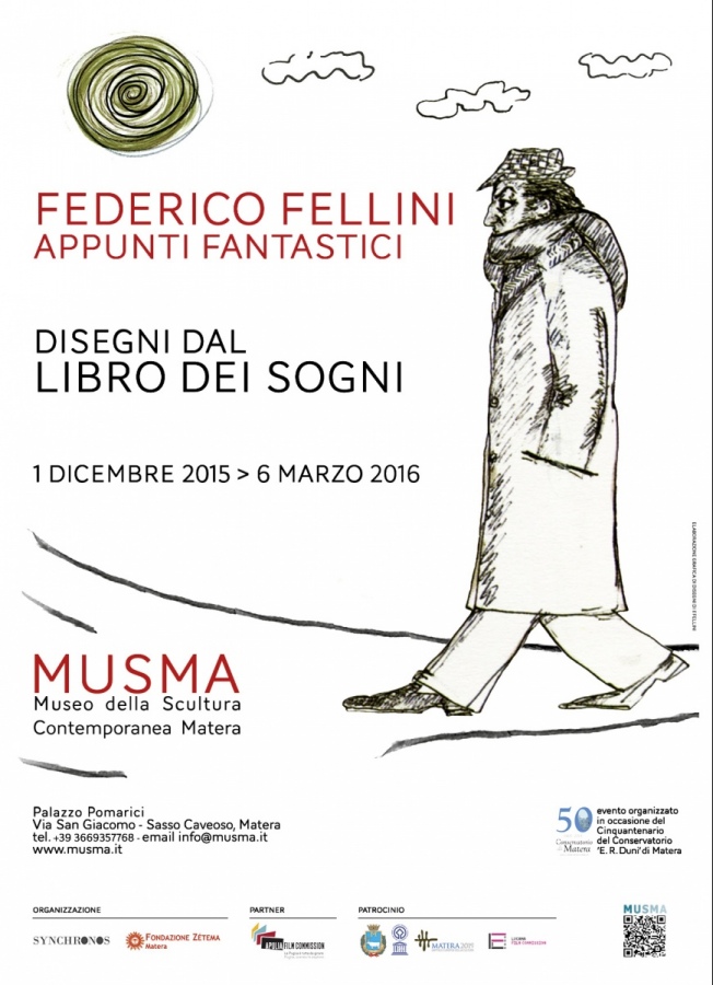 Mostra: Federico Fellini - Appunti fantastici, disegni dal libro dei sogni